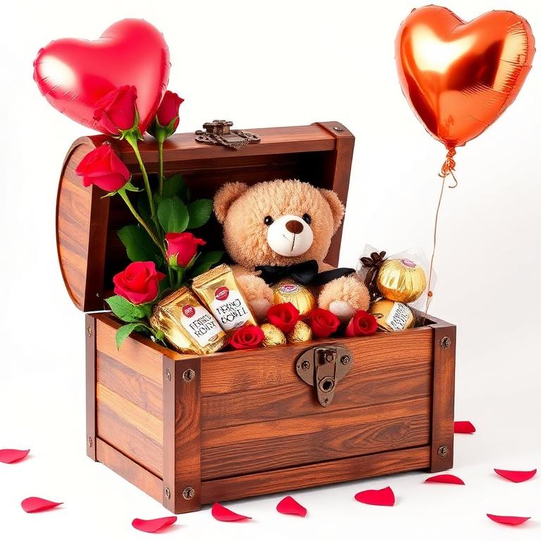 Baú Romântico Luxo com Balão Bubble