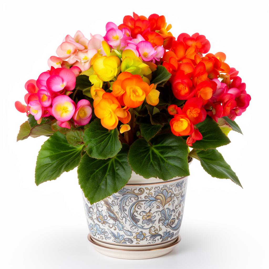 Begônia Plantada Cores Variadas