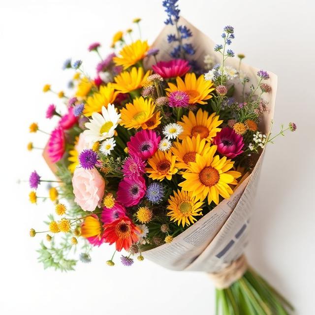 Buquê de Rosas Vermelhas Amor no Jornal