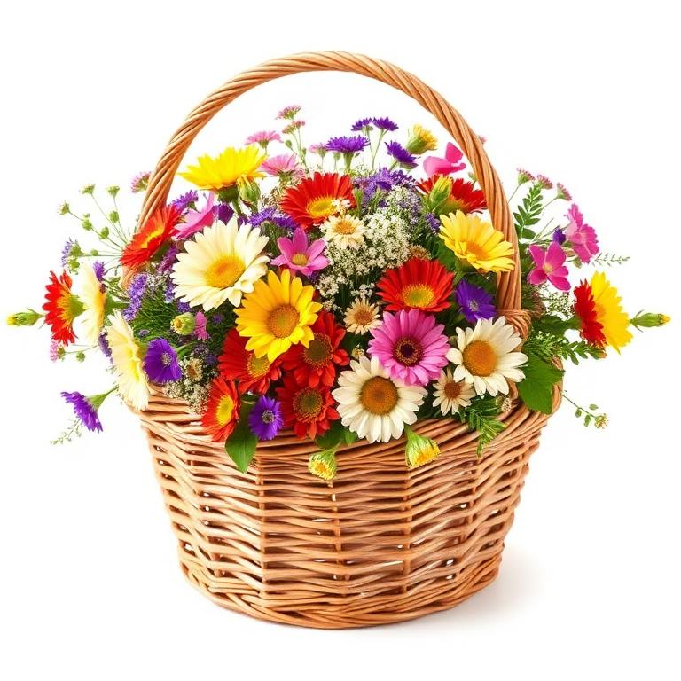 Cesta Grande de Flores do Campo