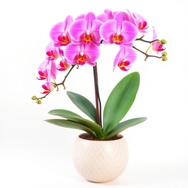 Orquídea 2 Hastes Premium Rosé